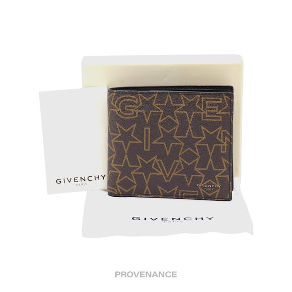 🔴 Givenchy 8CC Bifold Wallet - Monogram Stars - Picture 1 of 11